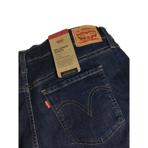 Levi Strauss Mid Length Shorts Size 33 NWT - Picture 7 of 9